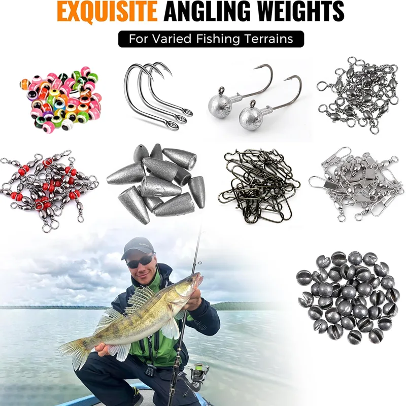 187-częściowy Zestaw Akcesorió – Fishing Hook Box recenzja i cena