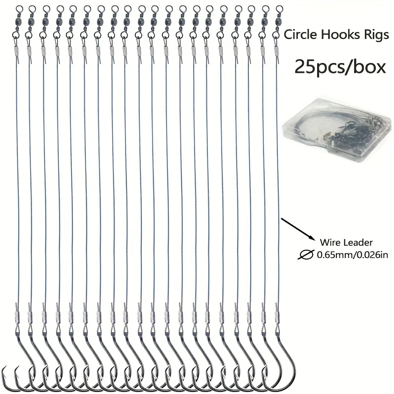 25 szt. Wytrzymałe haczyki okr – Fishing Hook Circle recenzja i cena